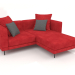 3D Modell Carol-Sofa 1960 x 1800 (Brunei 23) - Vorschau