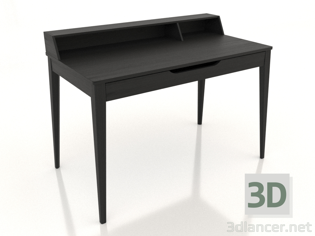 3D modeli Yazı masası 1200x700 mm (siyah RAL 9005) - önizleme