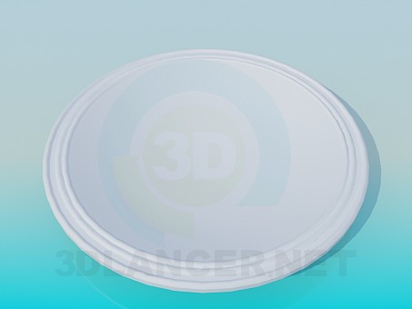 3d модель Купол из гипса – превью