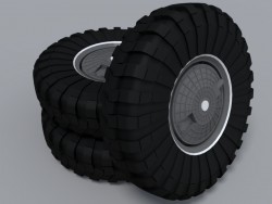 Wheels on BTR 80