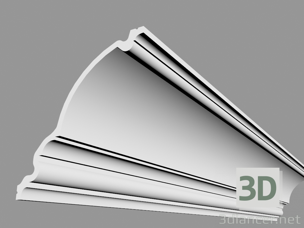 modèle 3D Corniche C336 (200 x 27,1 x 26,6 cm) - preview