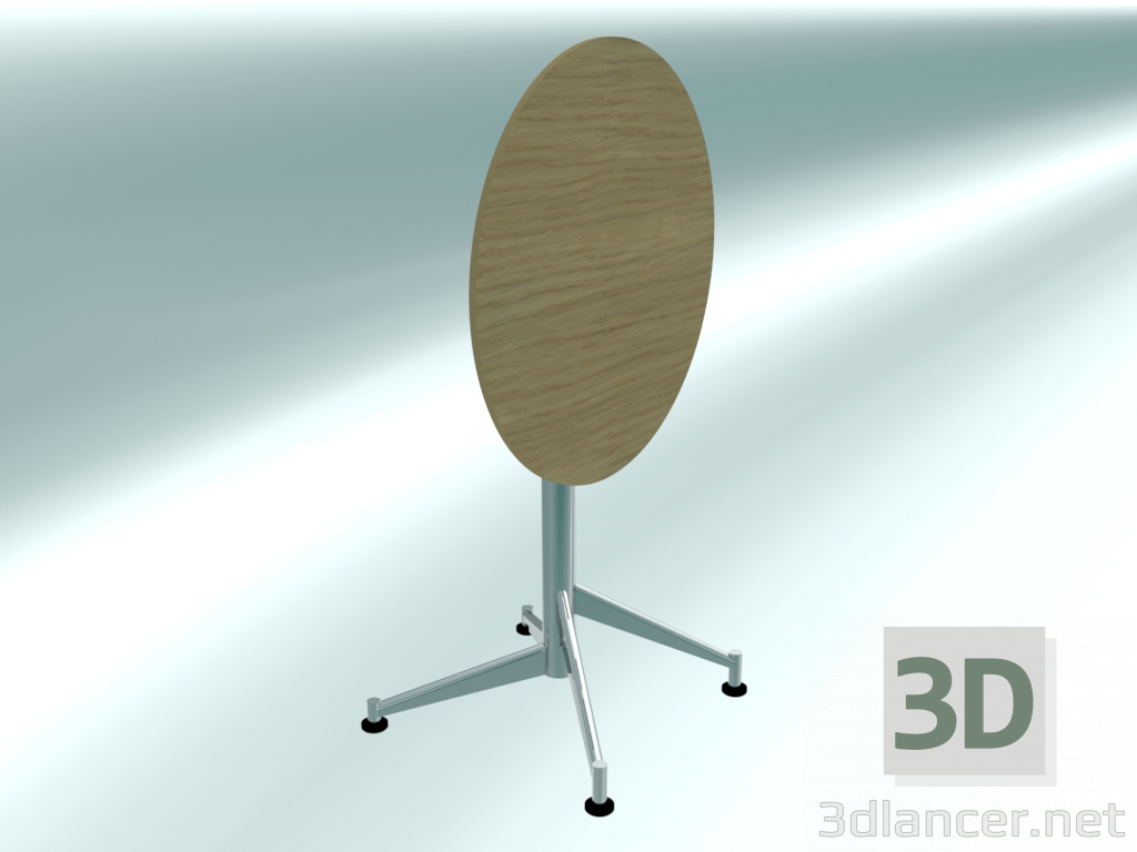 3D Modell Klappbarer Stehtisch SELTZ basic (D60 H72 gefaltet) - Vorschau