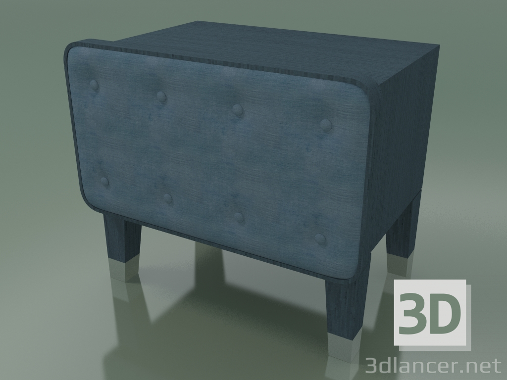 modello 3D Comodino (51, Blu) - anteprima