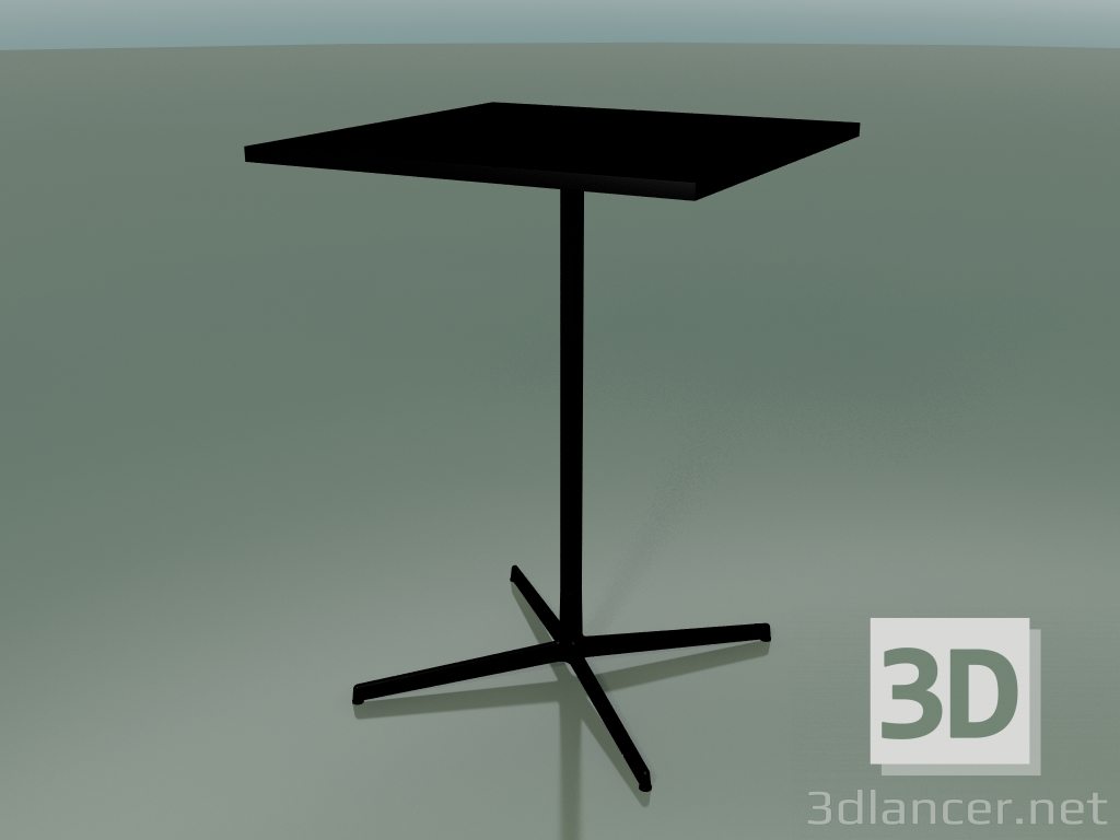 3d model Mesa cuadrada 5520, 5540 (H 105 - 79x79 cm, negro, V39) - vista previa