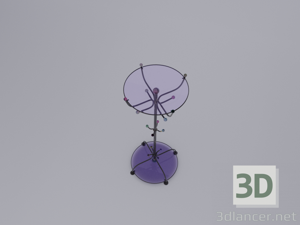 modello 3D Appendiabiti da pavimento - anteprima