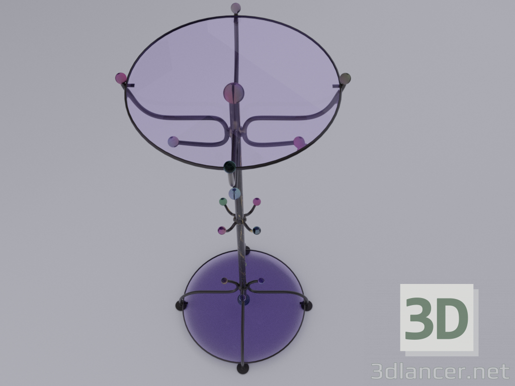 modello 3D Appendiabiti da pavimento - anteprima