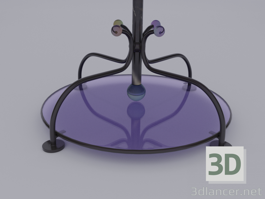 modello 3D Appendiabiti da pavimento - anteprima