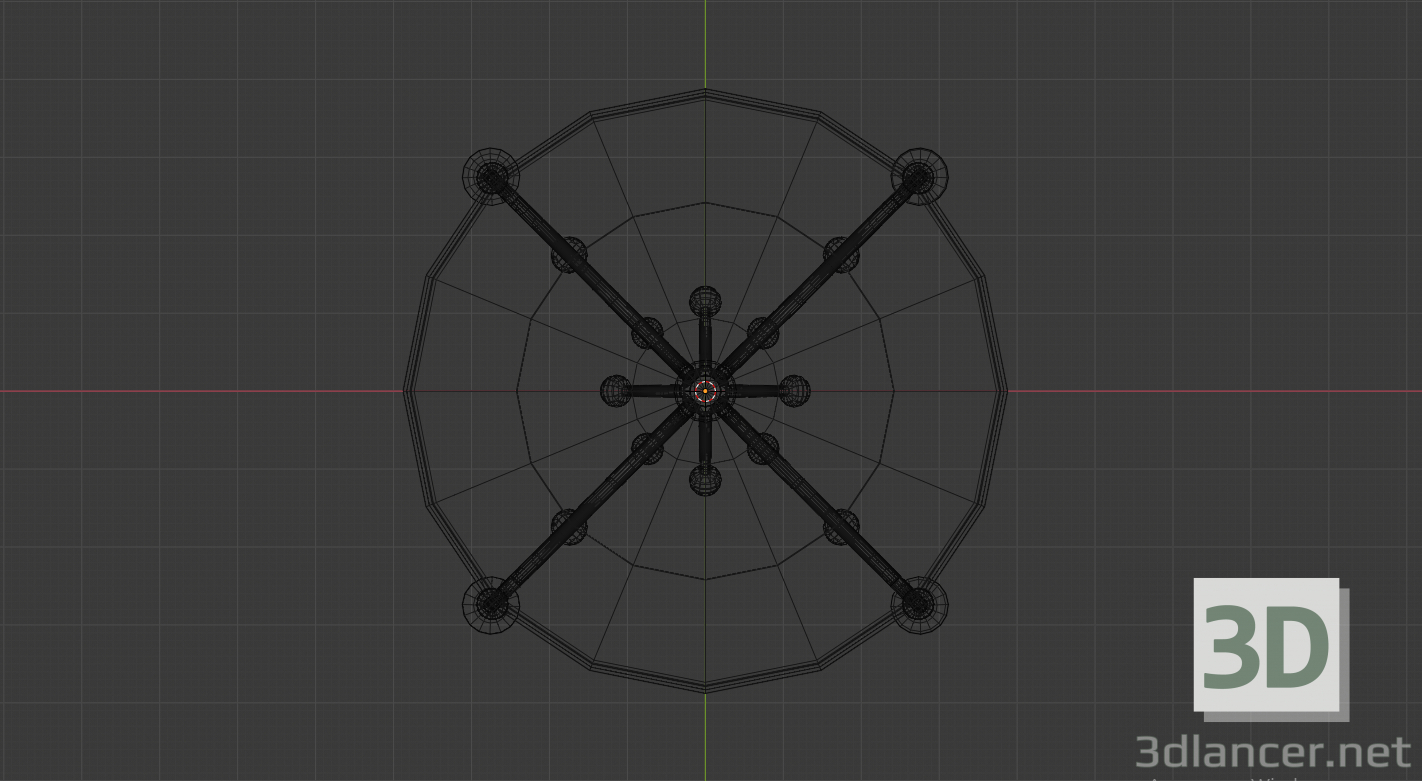 modello 3D Appendiabiti da pavimento - anteprima