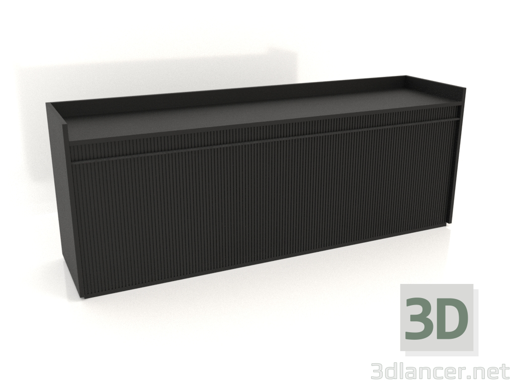 3d model Gabinete TM 11 (2040x500x780, madera negra) - vista previa