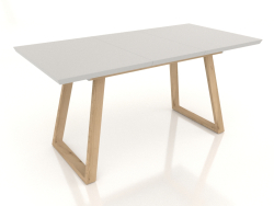 Table pliante Manchester 120-160 (orme blanc)