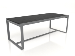 Table à manger 210 (DEKTON Domoos, Anthracite)