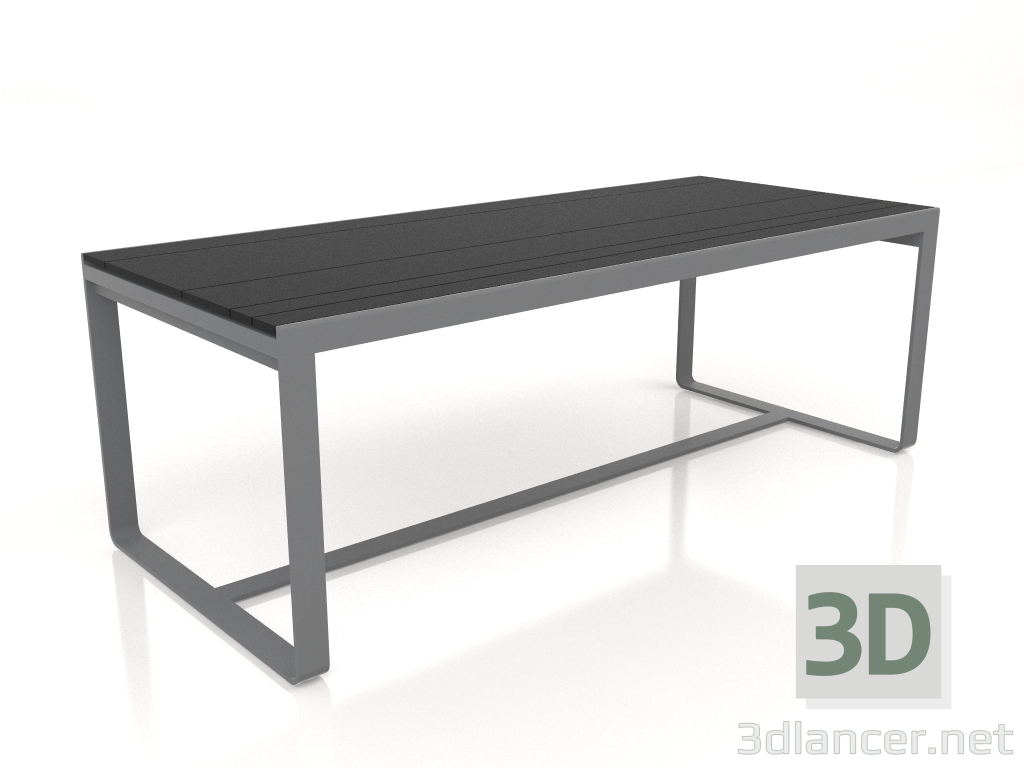 3D Modell Esstisch 210 (DEKTON Domoos, Anthrazit) - Vorschau