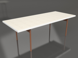 Table à manger (Blanc, DEKTON Danae)