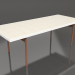 modèle 3D Table à manger (Blanc, DEKTON Danae) - preview