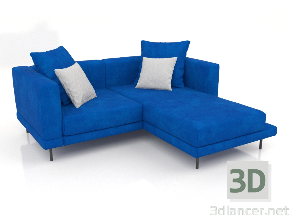 modello 3D Divano Carol 1960 x 1800 (Brunei 35) - anteprima