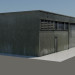 3d model Construccion Industrial - vista previa