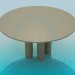 Modelo 3d Mesa-redonda café - preview