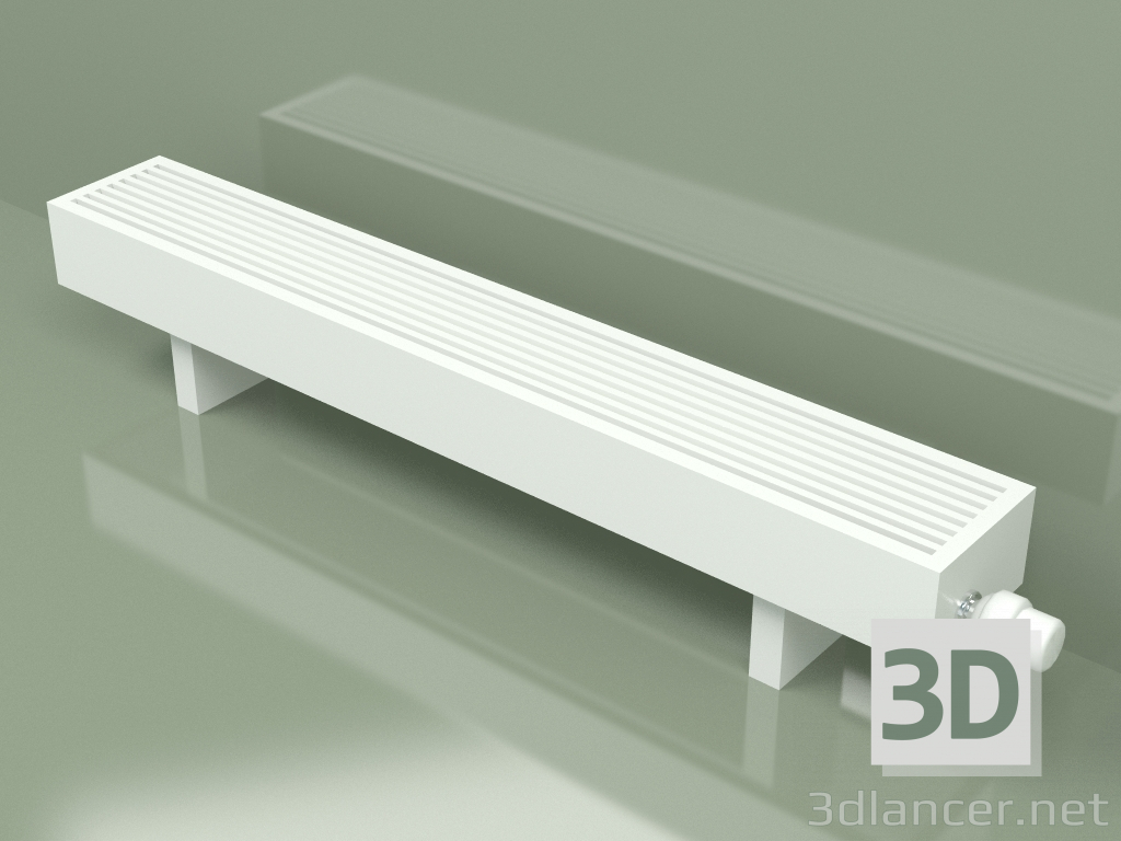 Modelo 3d Convector - Aura Basic (90x1000x146, RAL 9016) - preview