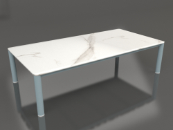 Table basse 70×140 (Bleu gris, DEKTON Aura)