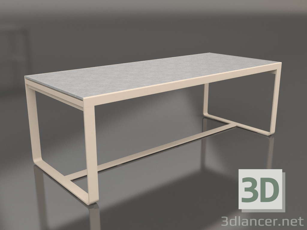 modèle 3D Table à manger 210 (DEKTON Kreta, Sable) - preview