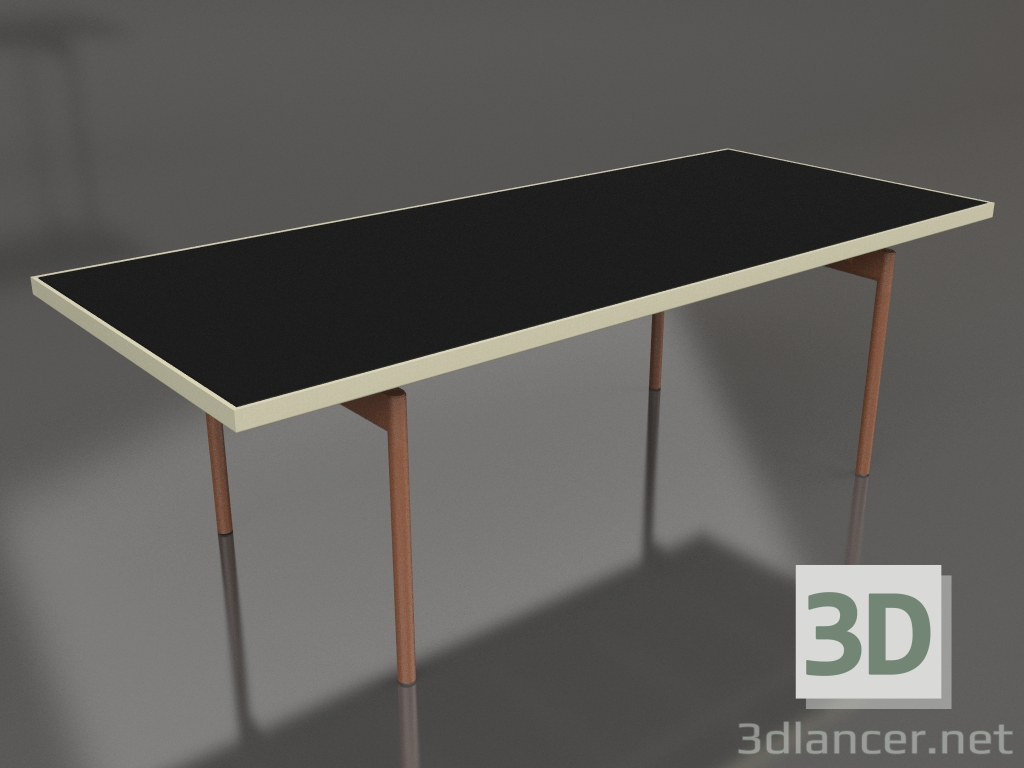 3D Modell Esstisch (Gold, DEKTON Domoos) - Vorschau