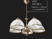 Lampadario a bracci Kutek vito vit-zw-5