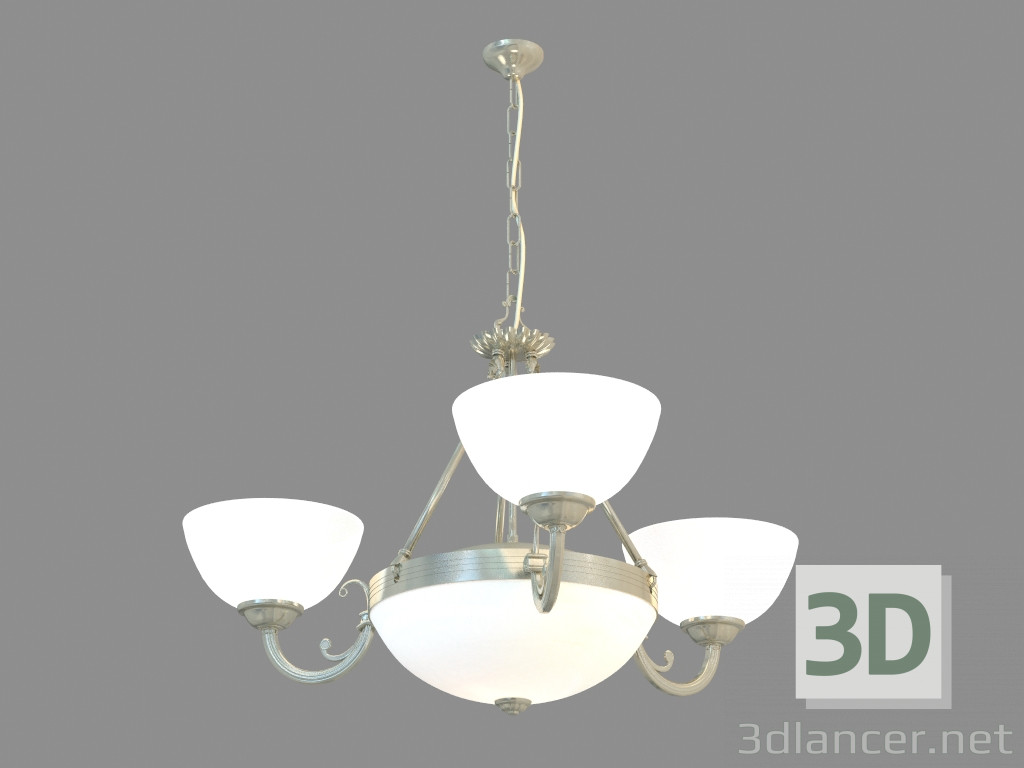 3d model Chandelier A3777LM-3-2AB - preview