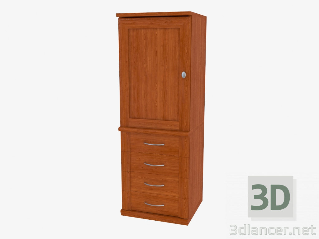 3d model Gabinete angosto (9709-11) - vista previa