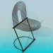 3d model Metal chair - preview