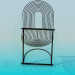 3d model Metal chair - preview