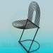 3d model Metal chair - preview