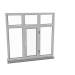 3d model Metal-plastic window - preview