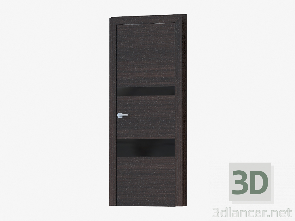 3d model Puerta de interroom (19.31 negro) - vista previa