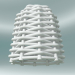 3d model Pendant lamp (91, White Woven) - preview