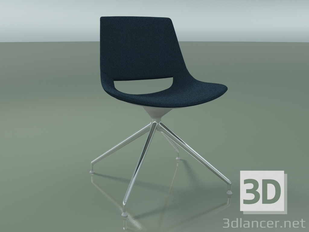 3d model Silla 1215 (paso elevado giratorio, tapicería de tela, CRO) - vista previa