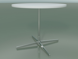 Table ronde 5515, 5535 (H 74 - Ø 89 cm, Blanc, LU1)