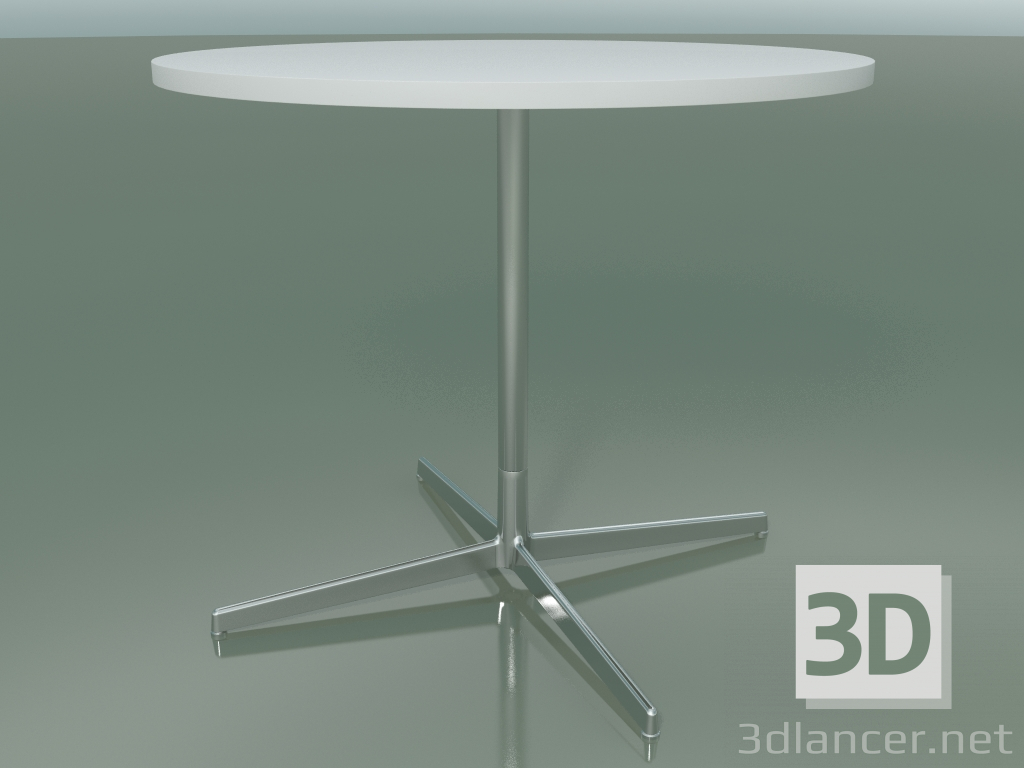 3d model Mesa redonda 5515, 5535 (H 74 - Ø 89 cm, blanco, LU1) - vista previa