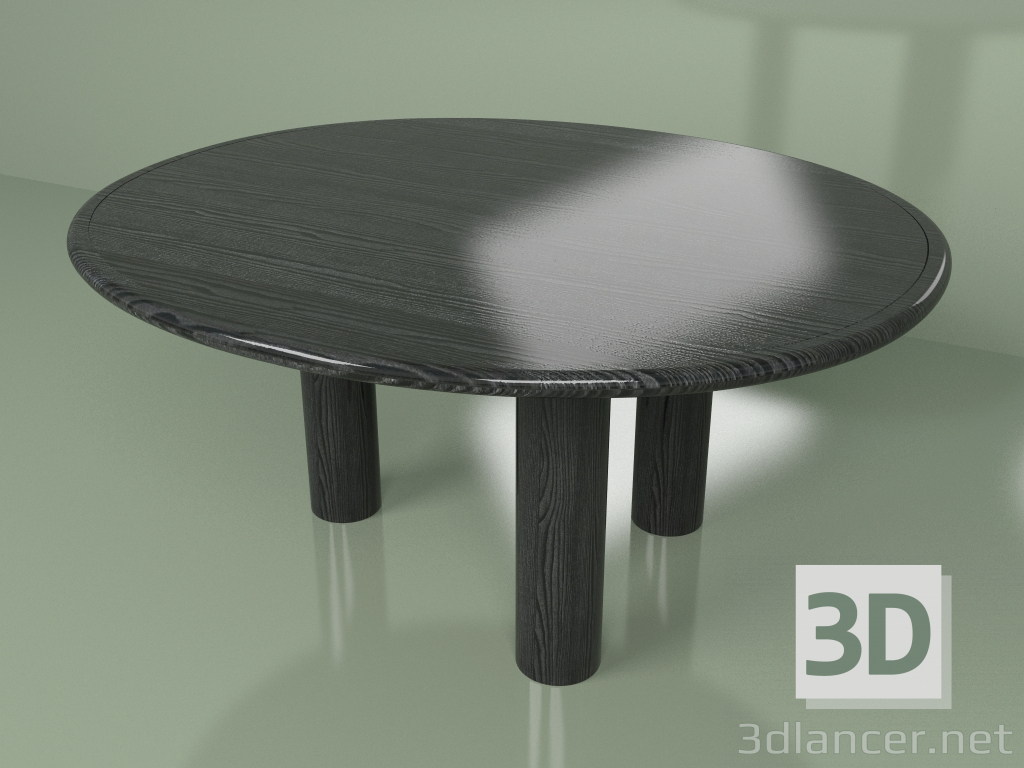 3d model Mesa de comedor Ring (negra) - vista previa