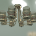 modello 3D Lampadario a soffitto 60085-8 (bronzo antico) - anteprima