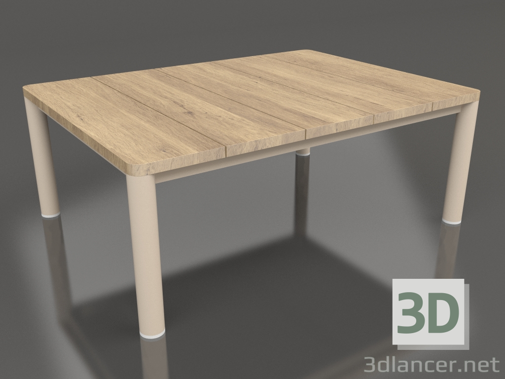 modèle 3D Table basse 70×94 (Sable, bois Iroko) - preview