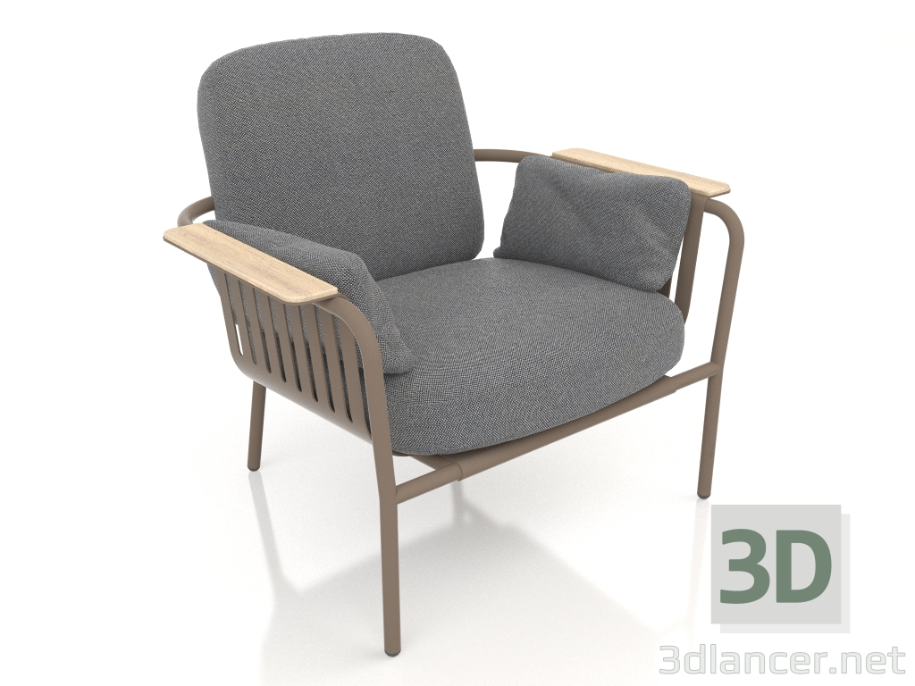 3d model Armchair (Bronze) - preview