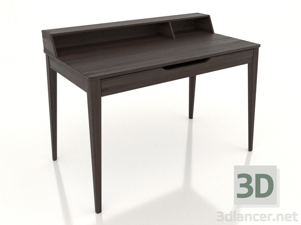 modèle 3D Bureau 1200x700 mm (frêne noyer) - preview