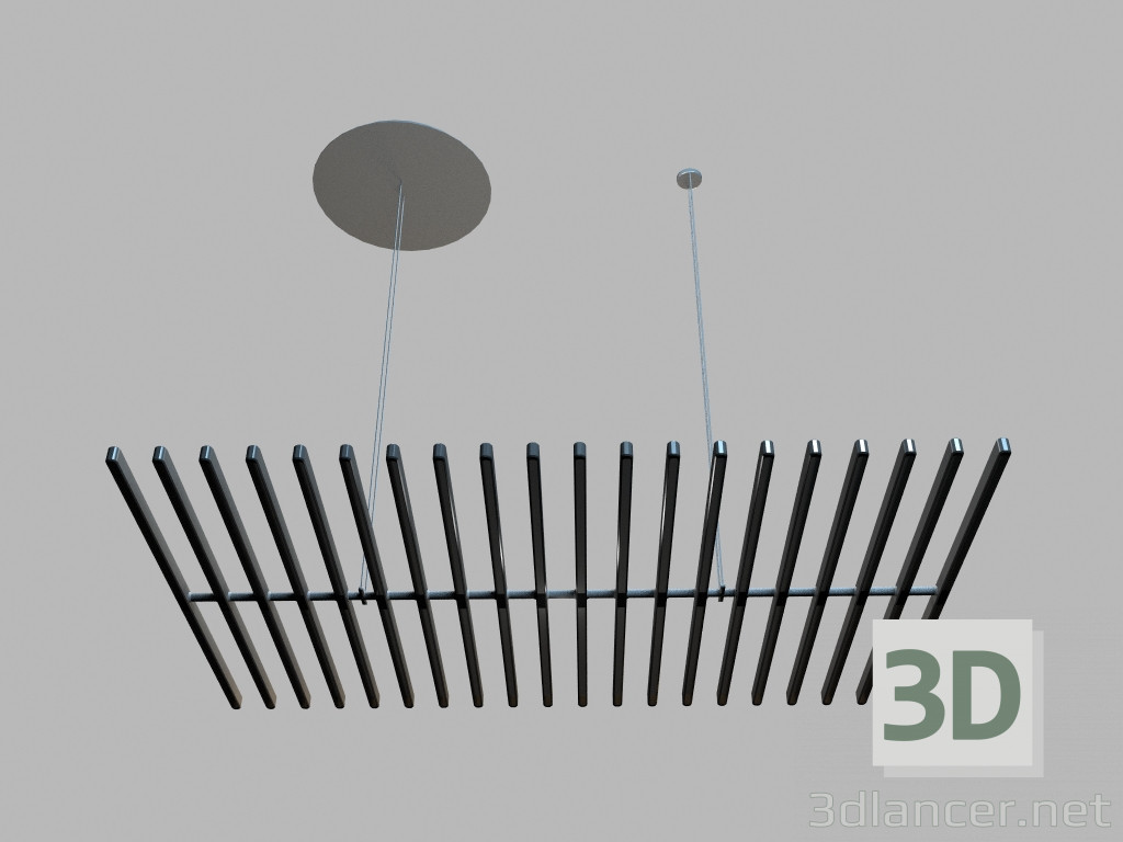 modèle 3D lampe suspendue de 2121 - preview