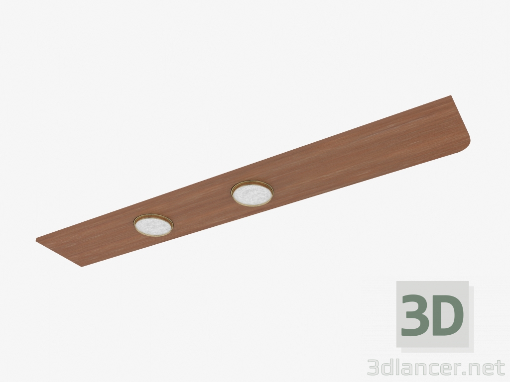 Modelo 3d Prateleira com luzes - preview