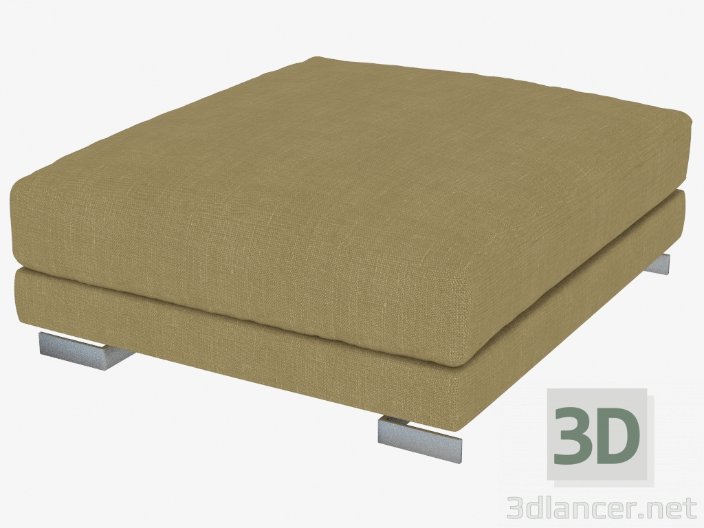 3D Modell Poof (98x112) - Vorschau