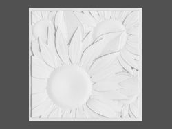 Panel de girasol 3D