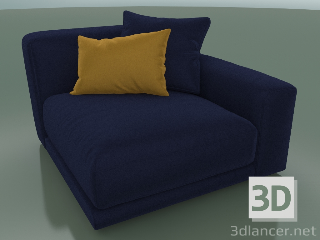 3d model Module with armrests Tutto (1290 x 1440 x 770, 129TU-144-AR) - preview