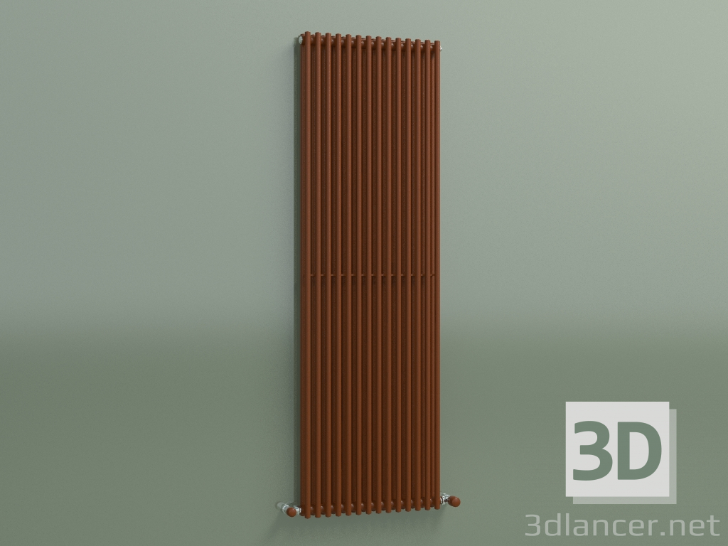 3d model Radiator vertical ARPA 2 (1520 14EL, Brown rust) - preview