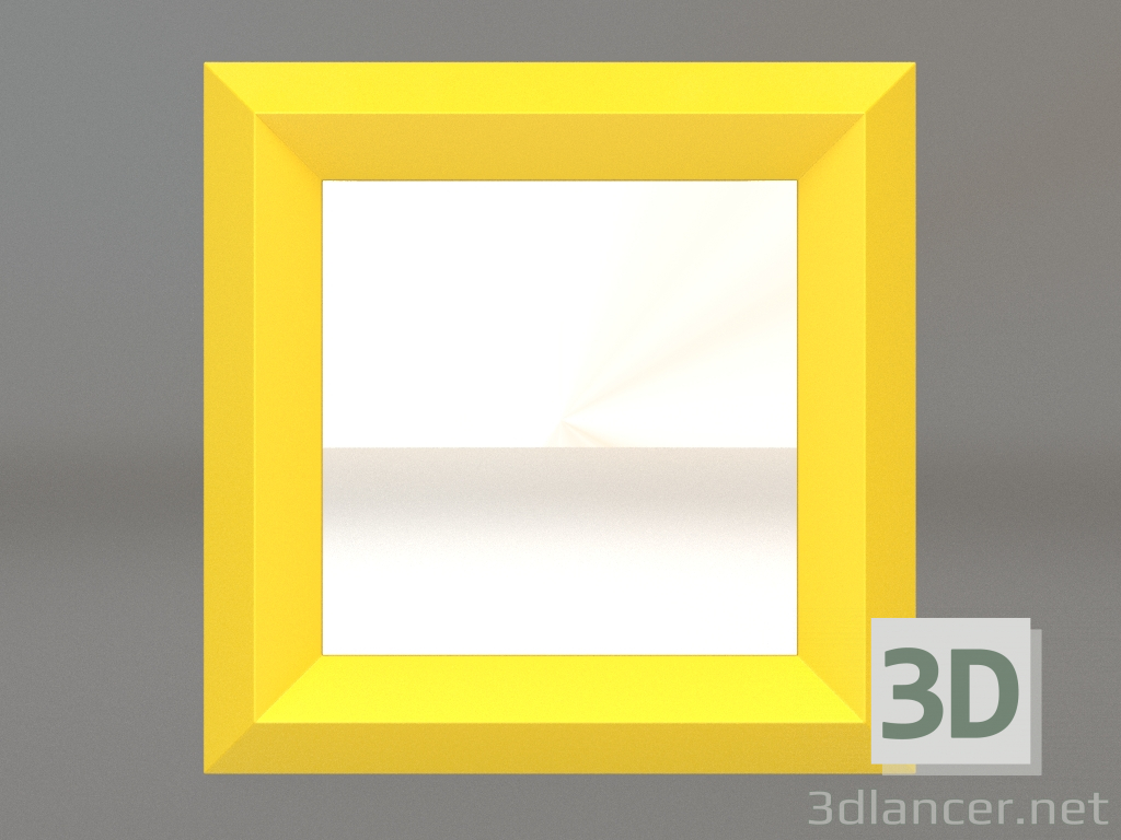 Modelo 3d Espelho ZL 06 (400х400, amarelo luminoso) - preview