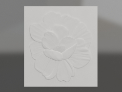 Bas-relief Pivoine